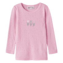 Ulltrøye Wang Flower Coral Blush