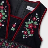 Festdrakt / Bunad - Tena Dark Sapphire/ Tibetan Red