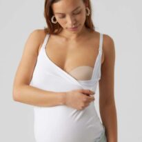 Mamma-singlet 2-pk Kerrie Hvit/ Svart